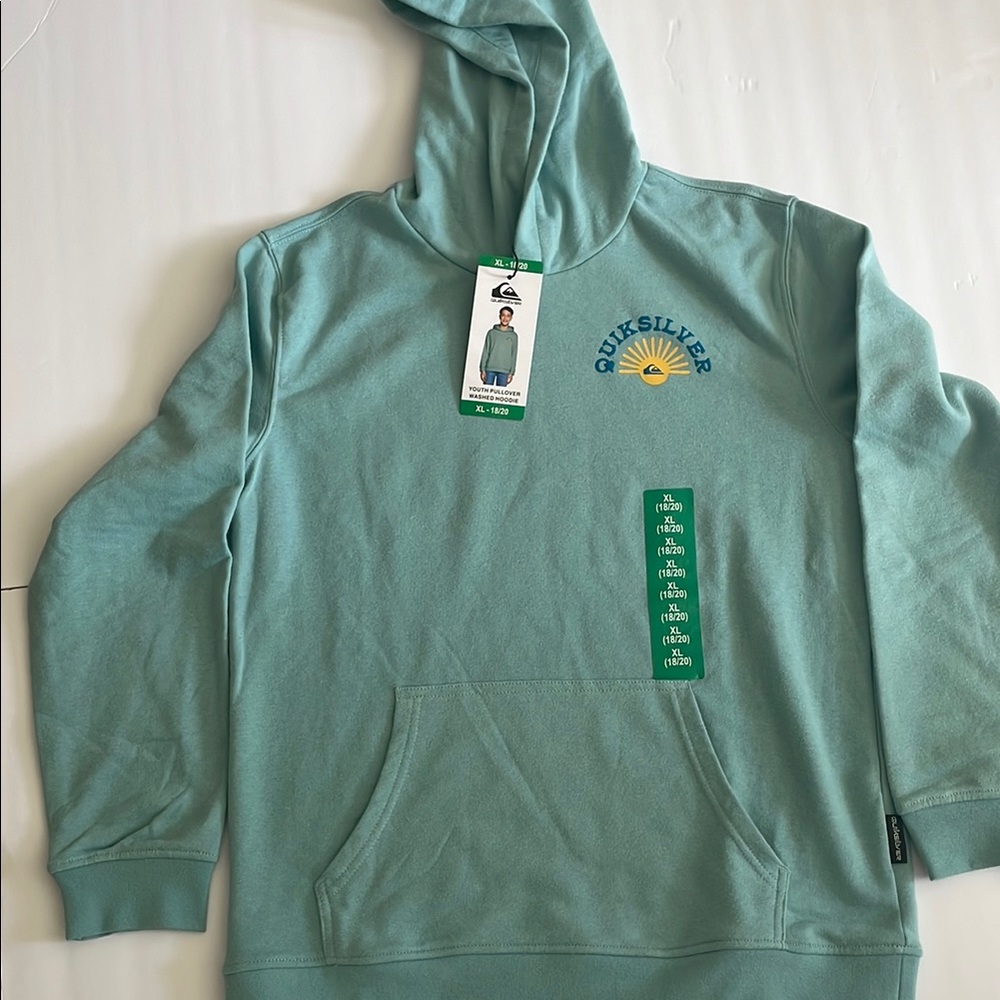 Quiksilver Men's Blue Hoodie